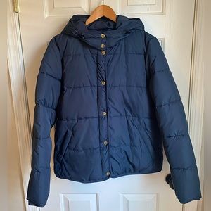 J.Crew Mercantile (Factory) Quilted Puffer Jacket in Navy size L
